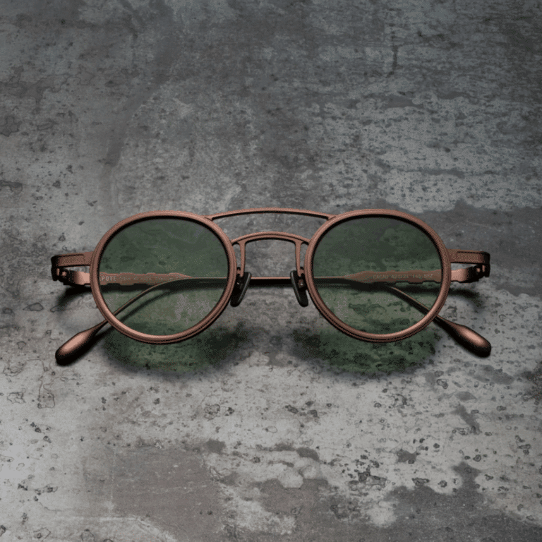 capote cacau bronze green gradient