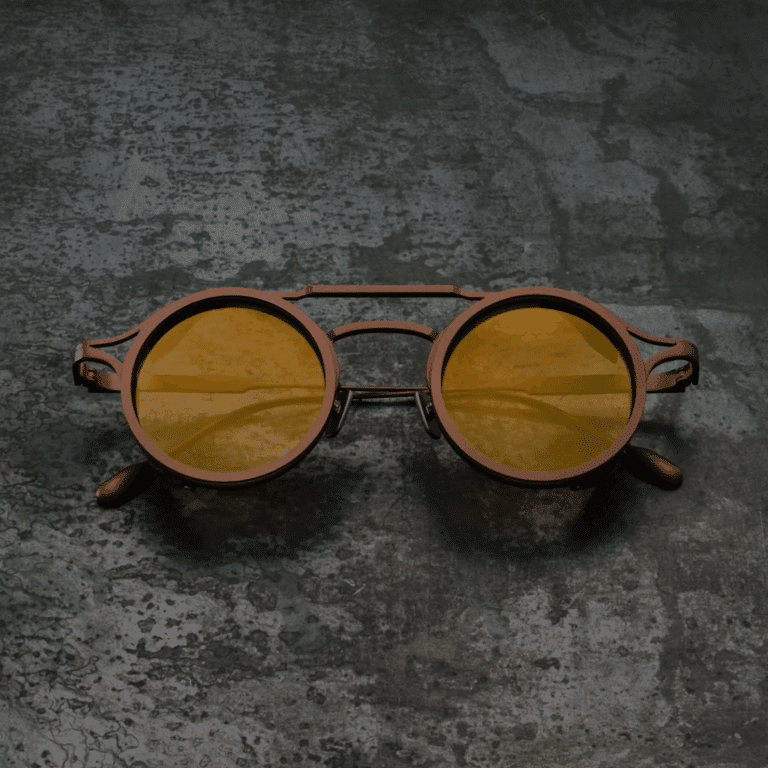 capote walking dreams brown gradient mirror