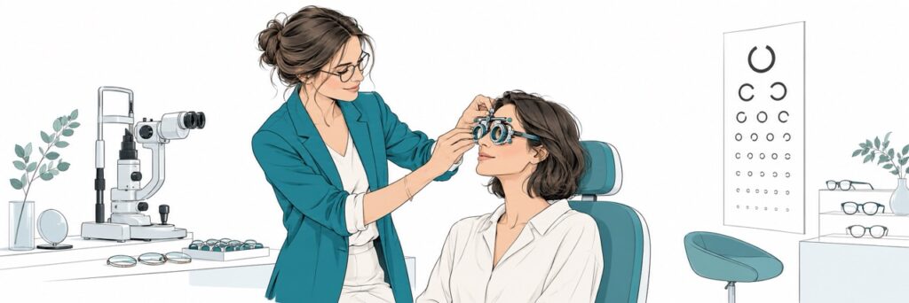 ajustement de monture chez l’opticien grande