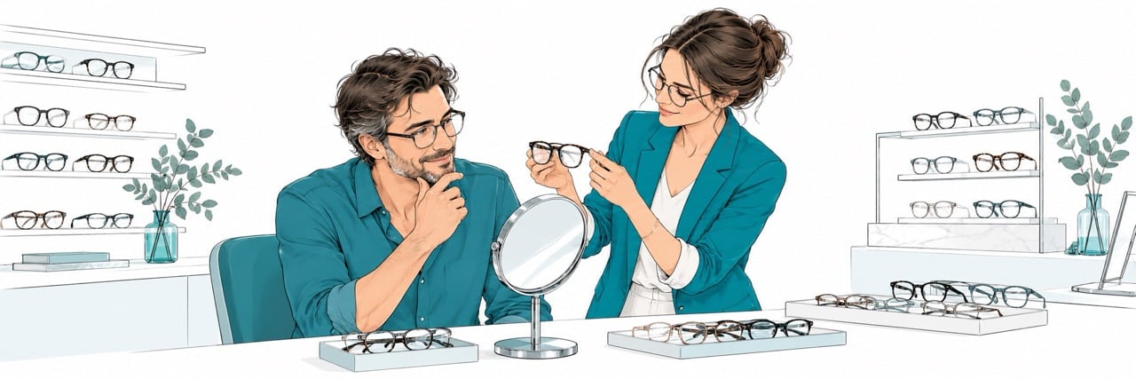 conseil élégant en lunettes de vue 1 grande