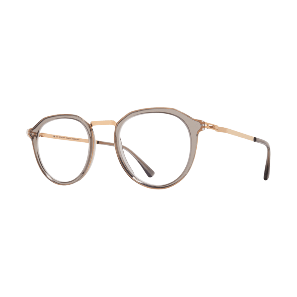 mykita paulson a83 champagne gold:clear ash