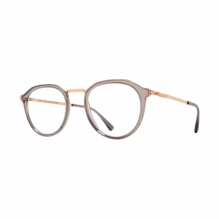 mykita paulson a83 champagne gold:clear ash
